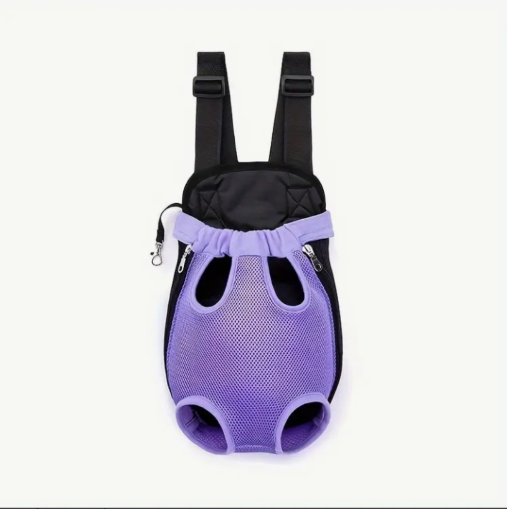 Pet Carrier Backpack - Purple Size Medium